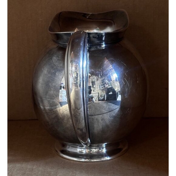 Reed & Barton Silver Plated Elegant Vintage 1950s Water Pitcher MCM READ - Picture 4 of 13
